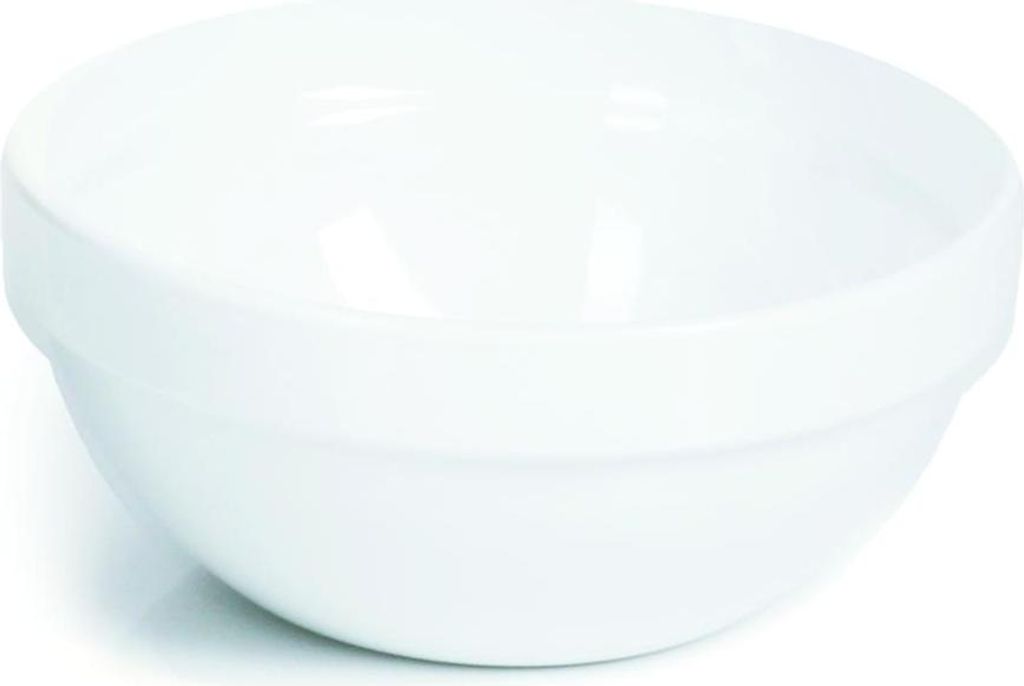 APS 79028 Schale FRIENDLY, aus recyceltem Kunststoff (PET), Ø 23 cm, Höhe 10,5 cm, 2,5 Liter, weiß