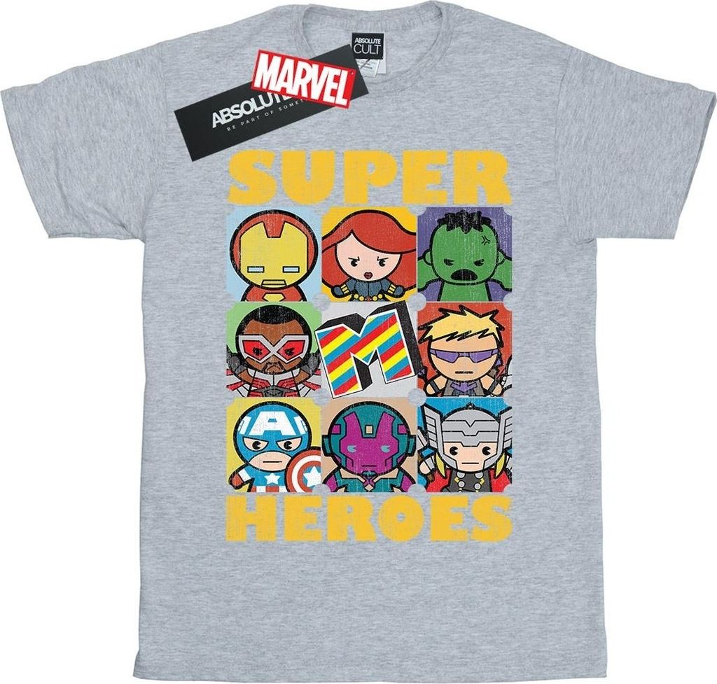 Marvel - T-Shirt für Damen BI29013 (3XL) (Grau)