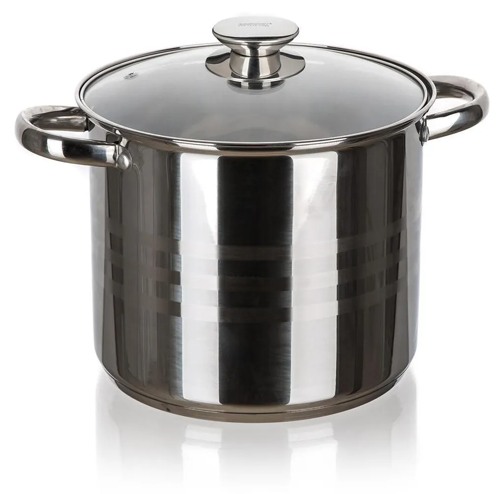 BANKETT Pentola Acciaio Inox LEBEN 7,2 L - Qualità Professionale Induzione