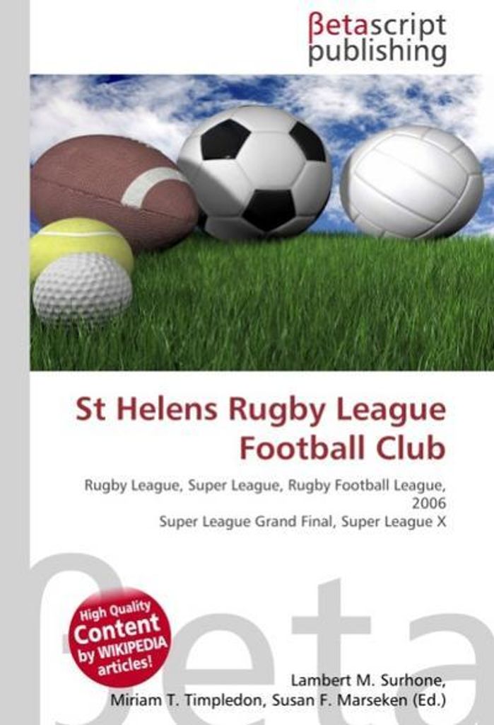 St Helens Rugby League Football Club