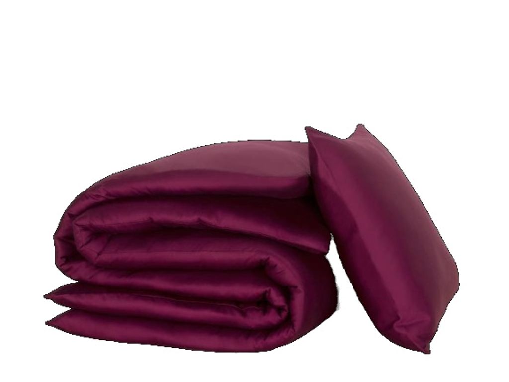 bettbezug Olivia140x200//220 cm Baumwolle bordeaux