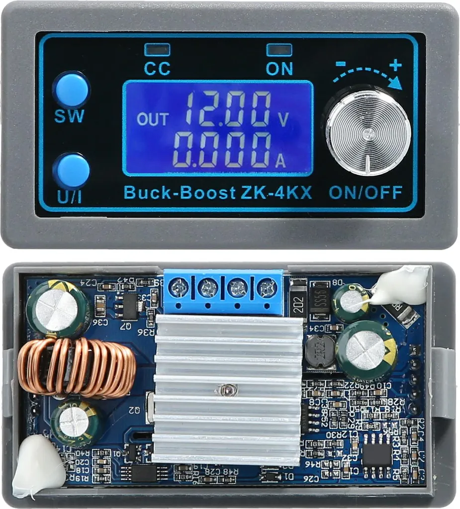 Module de Charge Batterie et Solaire Buck Boost Réglable 0.5-30V 4A - 7