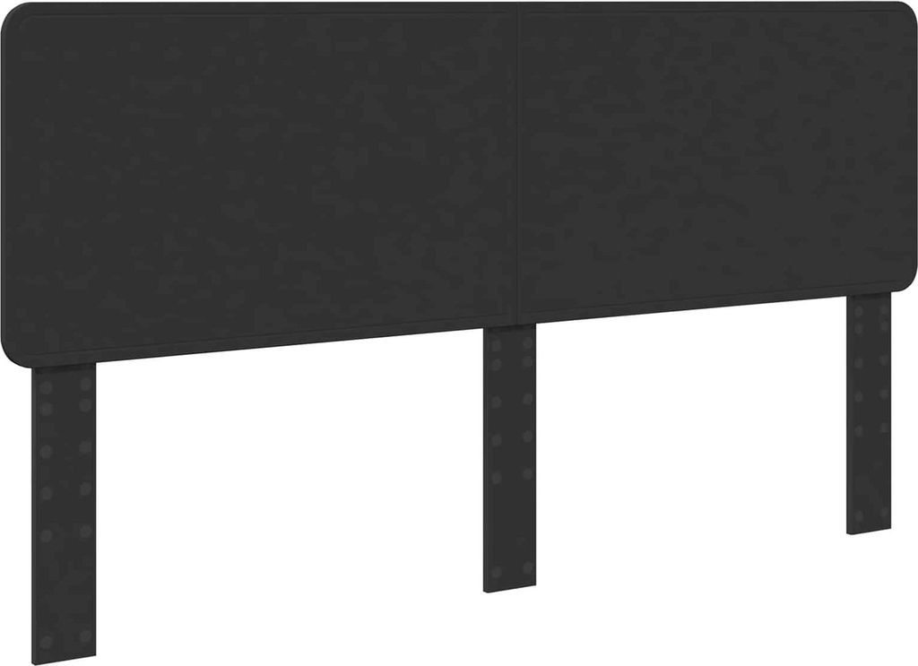 vidaXL Kopfteil Schwarz Eichen-Optik Holzwerkstoff