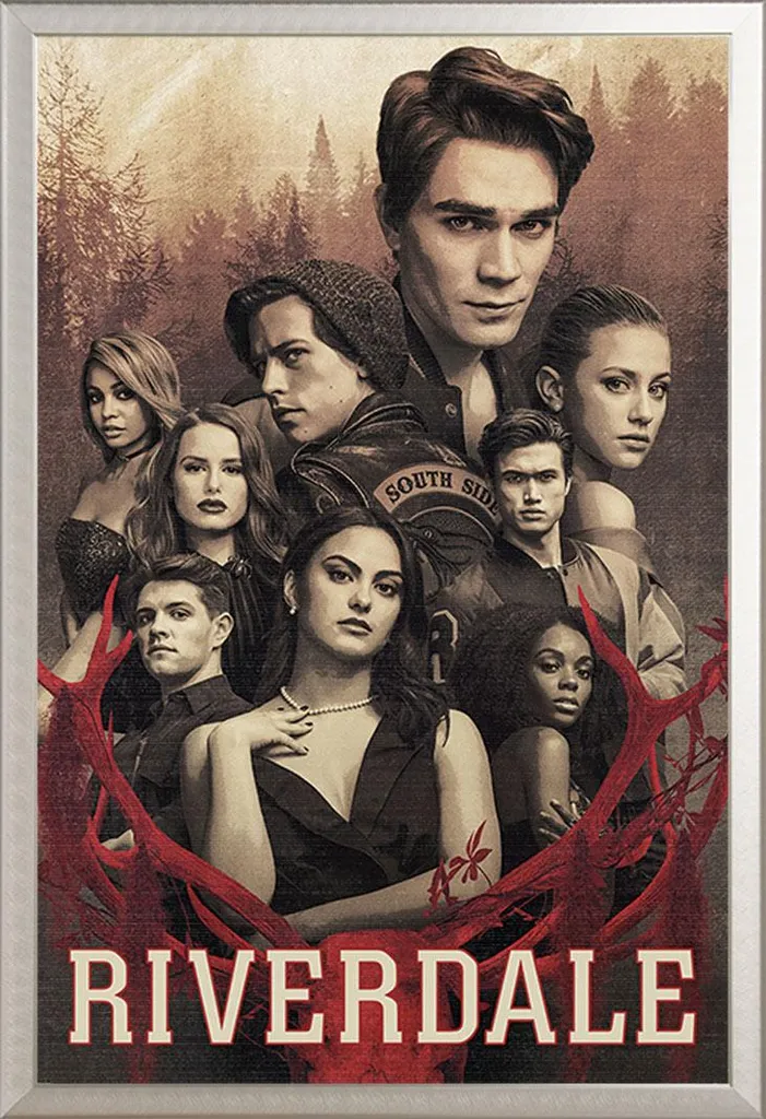 Poster Artistico Riverdale con Cornice Shinsuke Maxi Alluminio