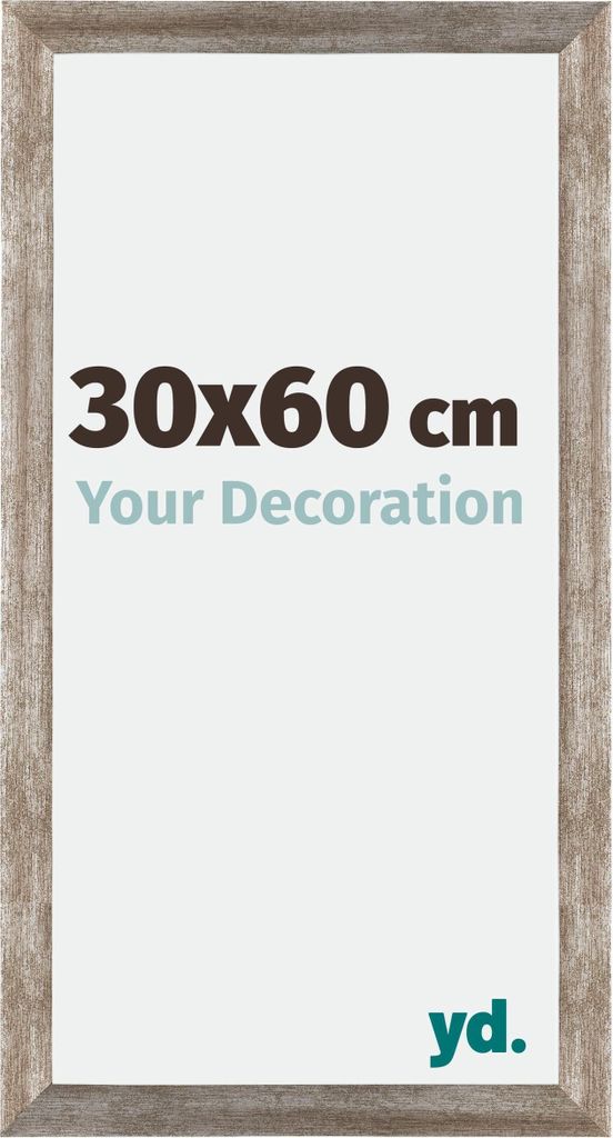 Bilderrahmen, 30x60 cm, Metall Vintage, MDF, Mura Produktbild 
