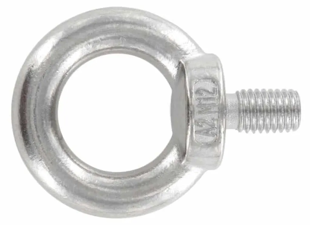 Vis à Anneau M12 Inox A4 Ultra Résistant DIN 580 D-Work pour Milieu Marin