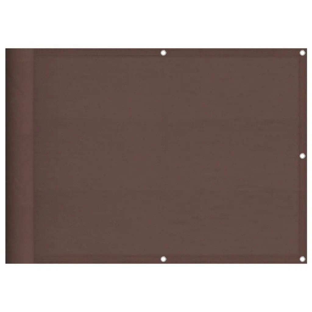 Frangivista Balcone Marrone vidaXL 75x1000 cm Oxford Anti-UV