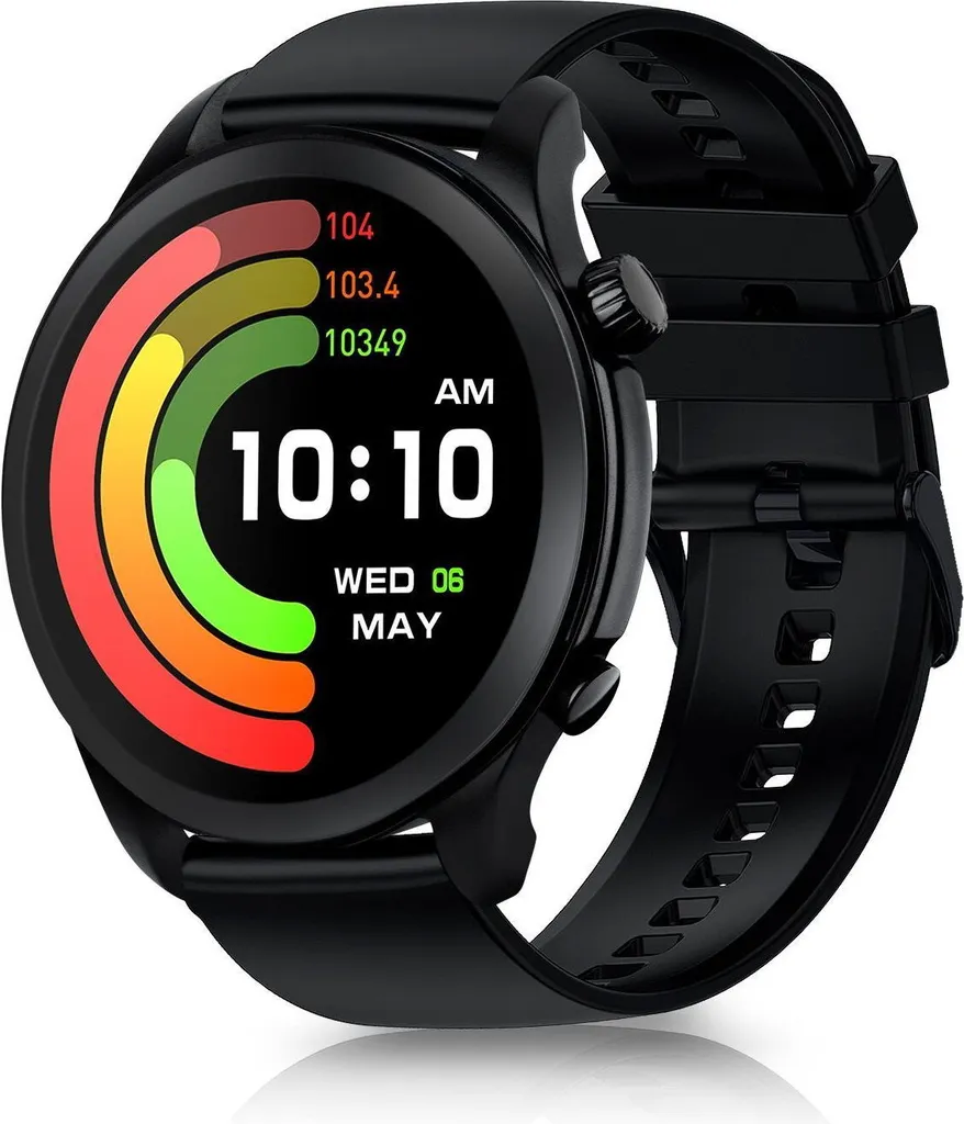 Niceboy WATCH GTR 2 Obsidian Black: Smartwatch AMOLED con Chiamate BT