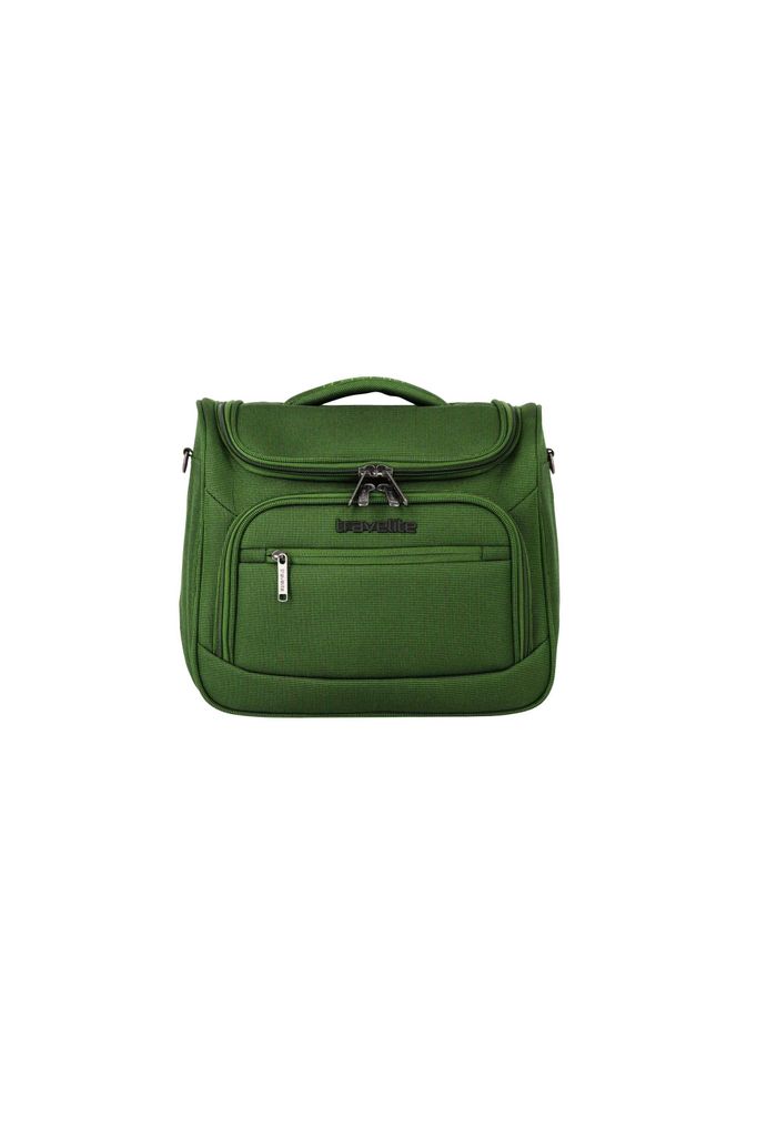 Travelite CUBIS make-up tas, groen Productafbeelding 