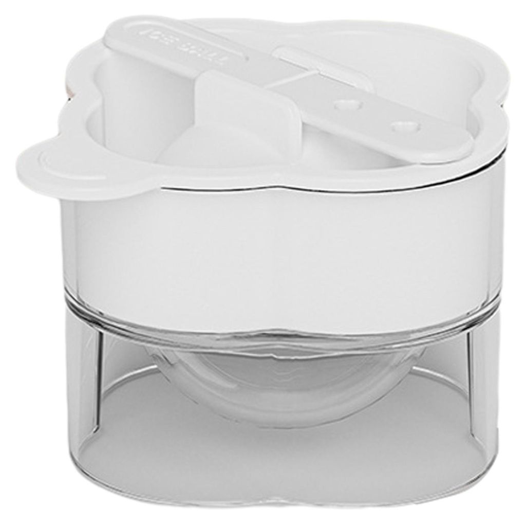Große kugelförmige Silikon-Eisballform für schnelles Einfrieren, klare, blasenfreie Eisbälle, Eiswürfelform mit Druckverschluss für Whisky, W...
