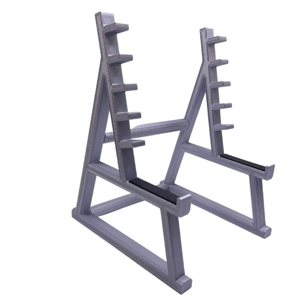 Langhantel-Stifthalter, Langhantelform, robuster Mehrzweck-Stifthalter, Kunststoff-Squat-Rack, Stifthalter, Schreibtisch-Organizer, Schulbedarf-A