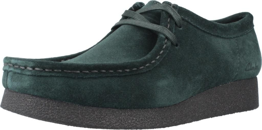 Clarks WALLABEE EVO SH Schuhe Grün