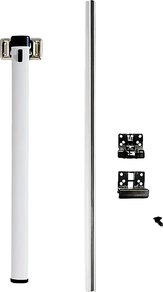 Pied de table en aluminium double rail - Hauteur 72cm - Charge 100kg