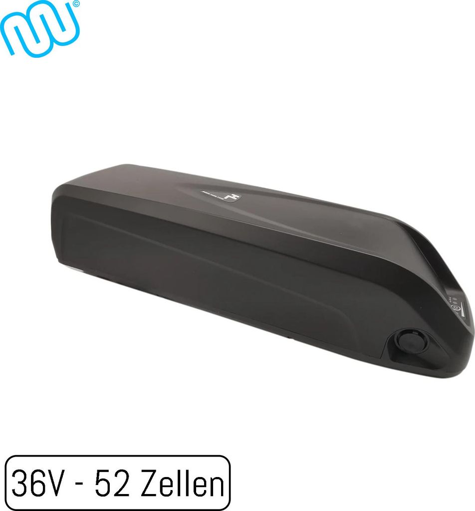 windmeile | Hailong 1 Hülle für E-Bike Akkus mit 36V 52 Zellen, USB-Ausgang, Spritzwasserfest, Fahrrad, E-Bike, Elektro Fahrrad, Pedelec