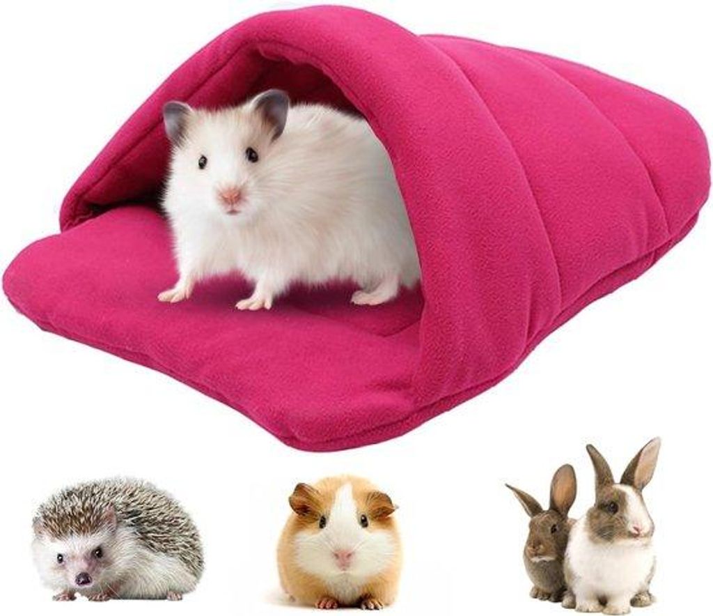 Hamster Slaapzak Grot Nest Kussen Zachte Warme Slippers Huisdier Beddengoed Kooi Accessoires