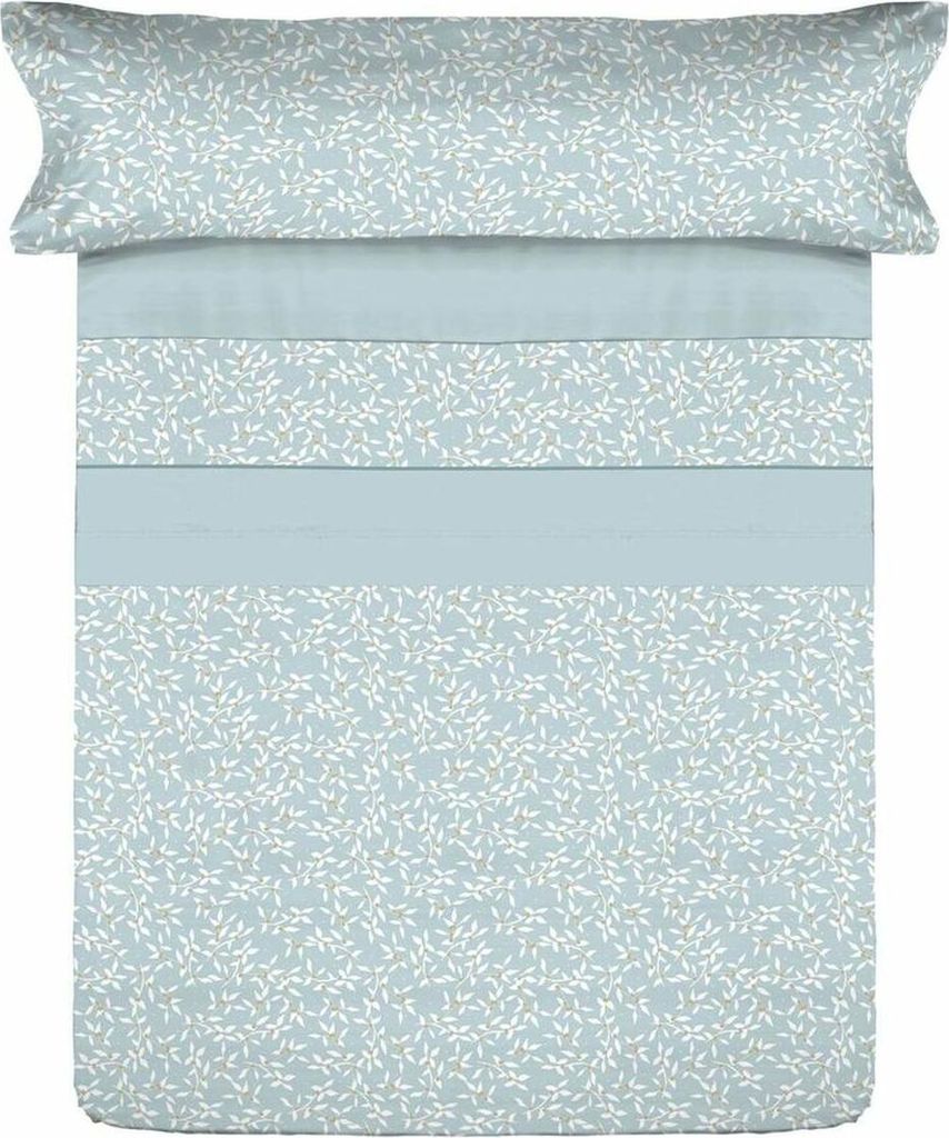 Bettwäsche-Set Tejidos Reina Blau Einzelmatratze