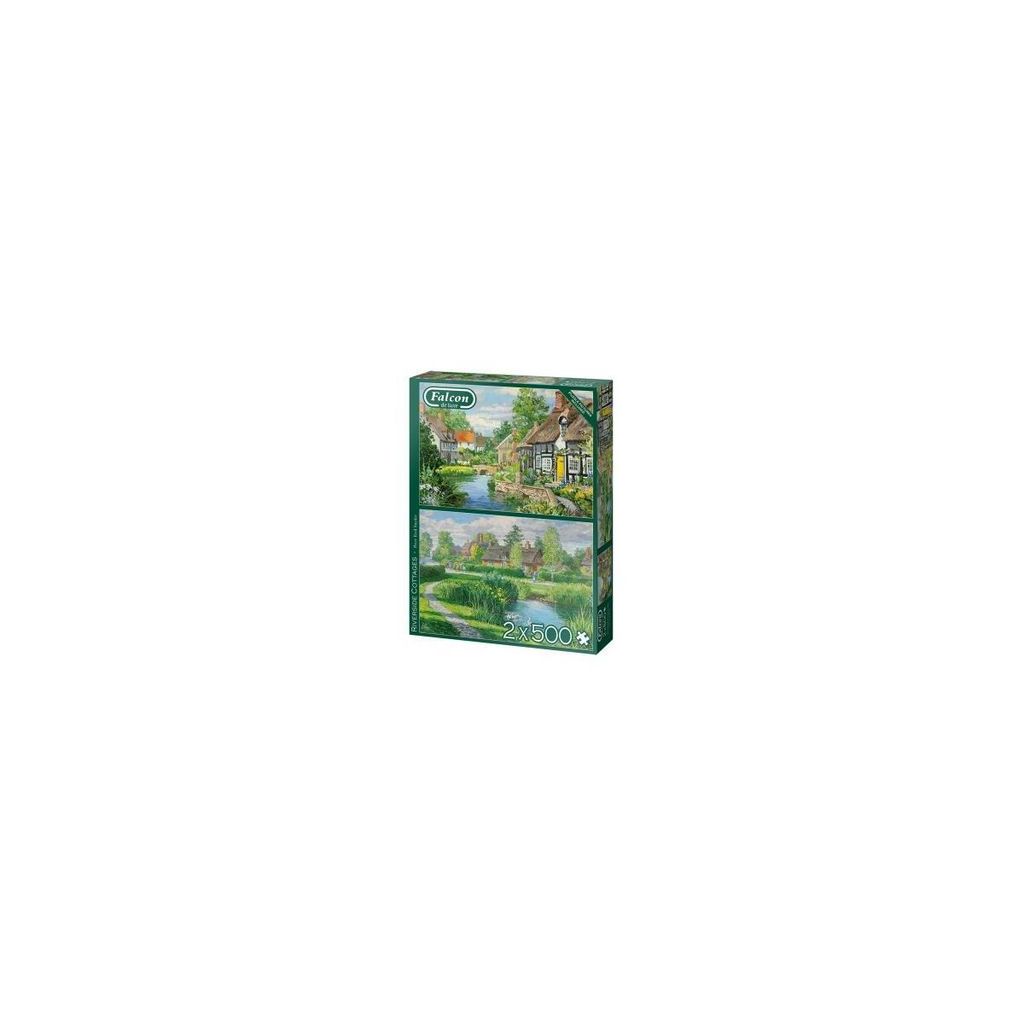 11289 - Riverside Cottages, Puzzle, 2 x 500 Teile Produktbild 