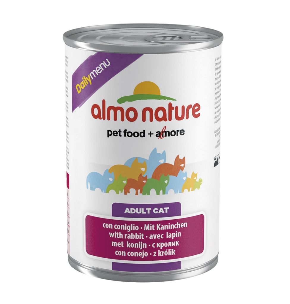 Almo Nature Cat Daily Menu 24x400g | Kaninchen