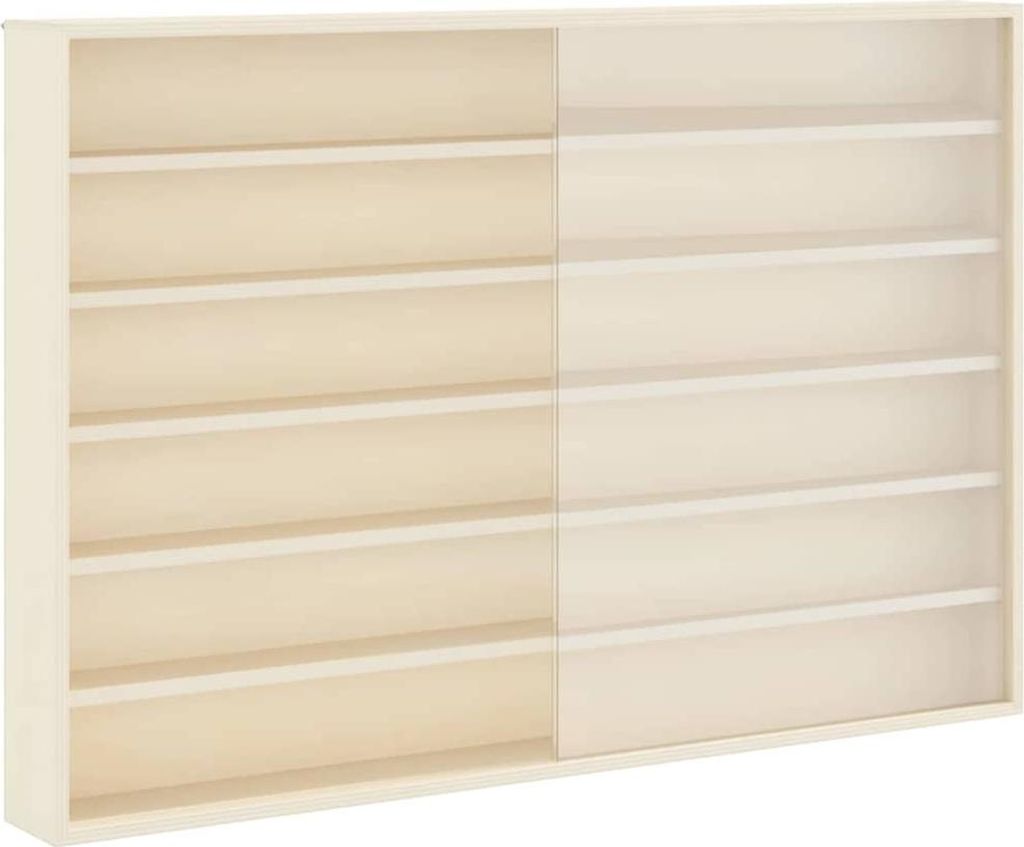 vidaXL Présentoir mural avec étagère Beige 80 x 8,5 x 54 cm Image du produit 