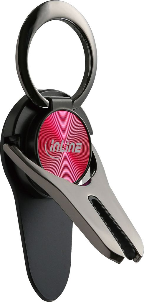 InLine Smartphone 3in1 Smartclip, rot, Handy/Smartphone, Passive Halterung, Universal, Rot