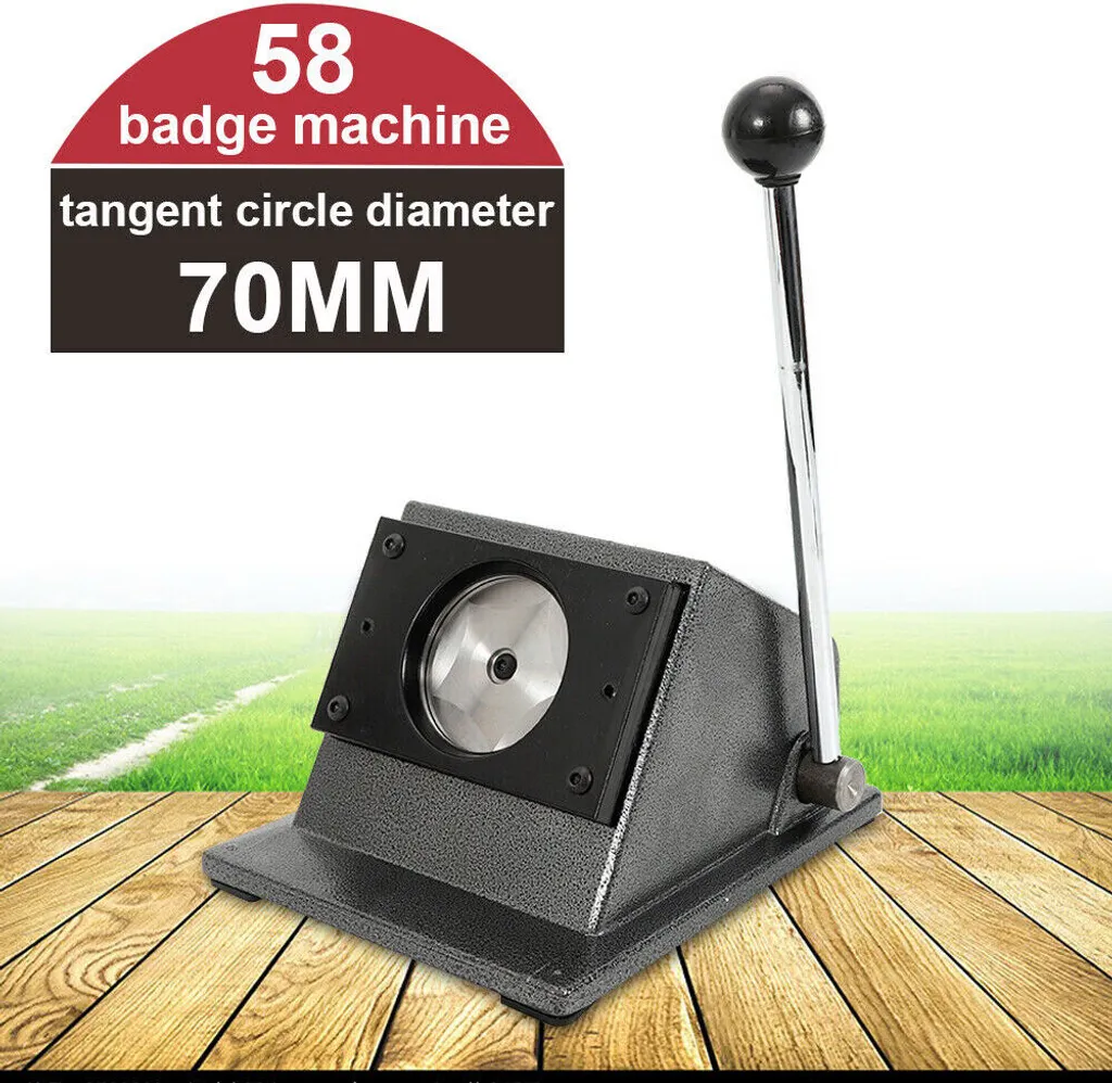 Machine à badges 58mm Badgemaker Kit Complet Button Maker DIY Durable - 7