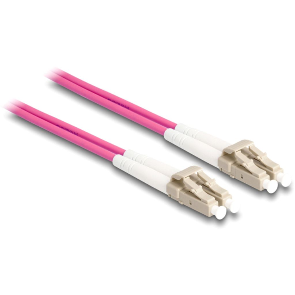 Delock - Netzwerkkabel - LC Multi-Mode (M) zu LC Multi-Mode (M) - 2 m - 3 mm - Glasfaser - Duplex - 50/125 Mikrometer -