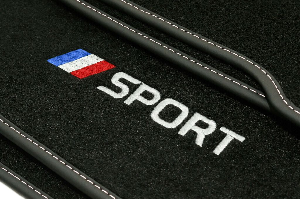 Velours Logo Fußmatten für Renault Twingo III ab Bj.09