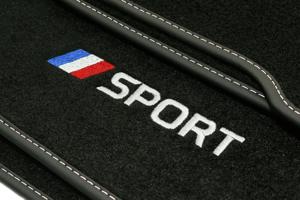 Set 4 Tappetini Sport Velluto Nero per Citroen C1 I 05-14 Nuovi - 2