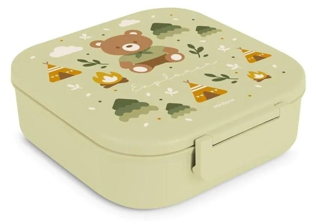 Miniland Großer Snack- und Lunchbox – 1200 ml, Bären