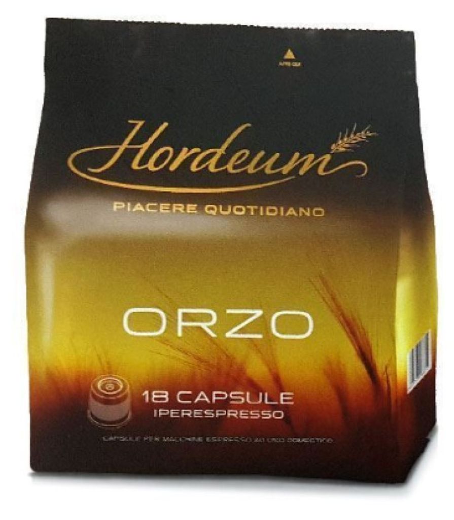 A product package for coffee capsules.