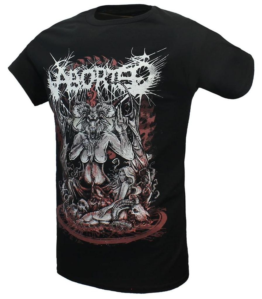 Aborted Baphomet T-Shirt – Brutal Death Metal Merchandise - M