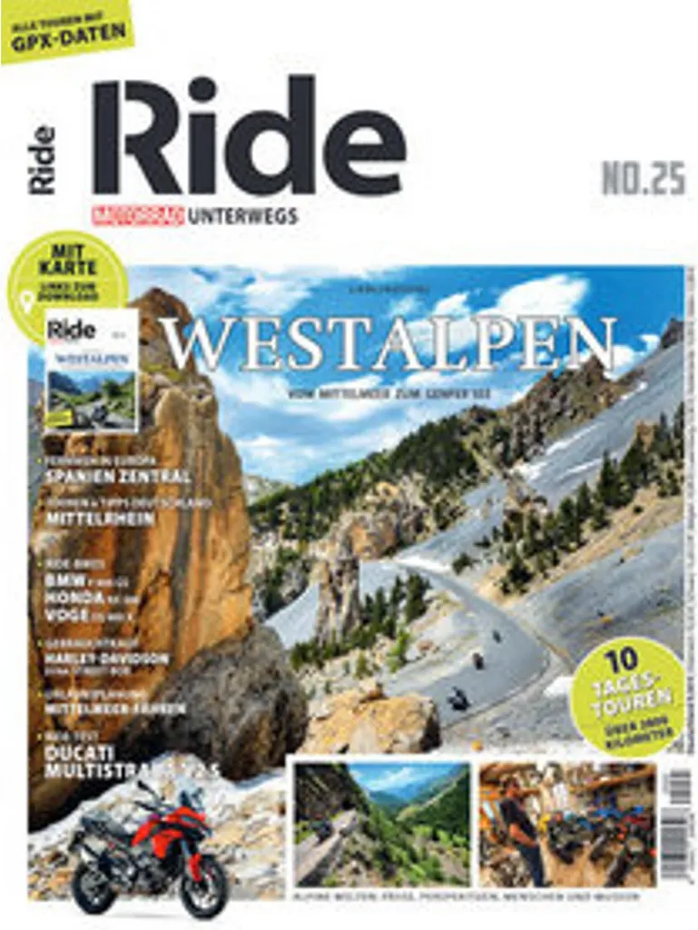 Évitez les mauvaises routes : RIDE Motorrad No. 25, le guide de survie