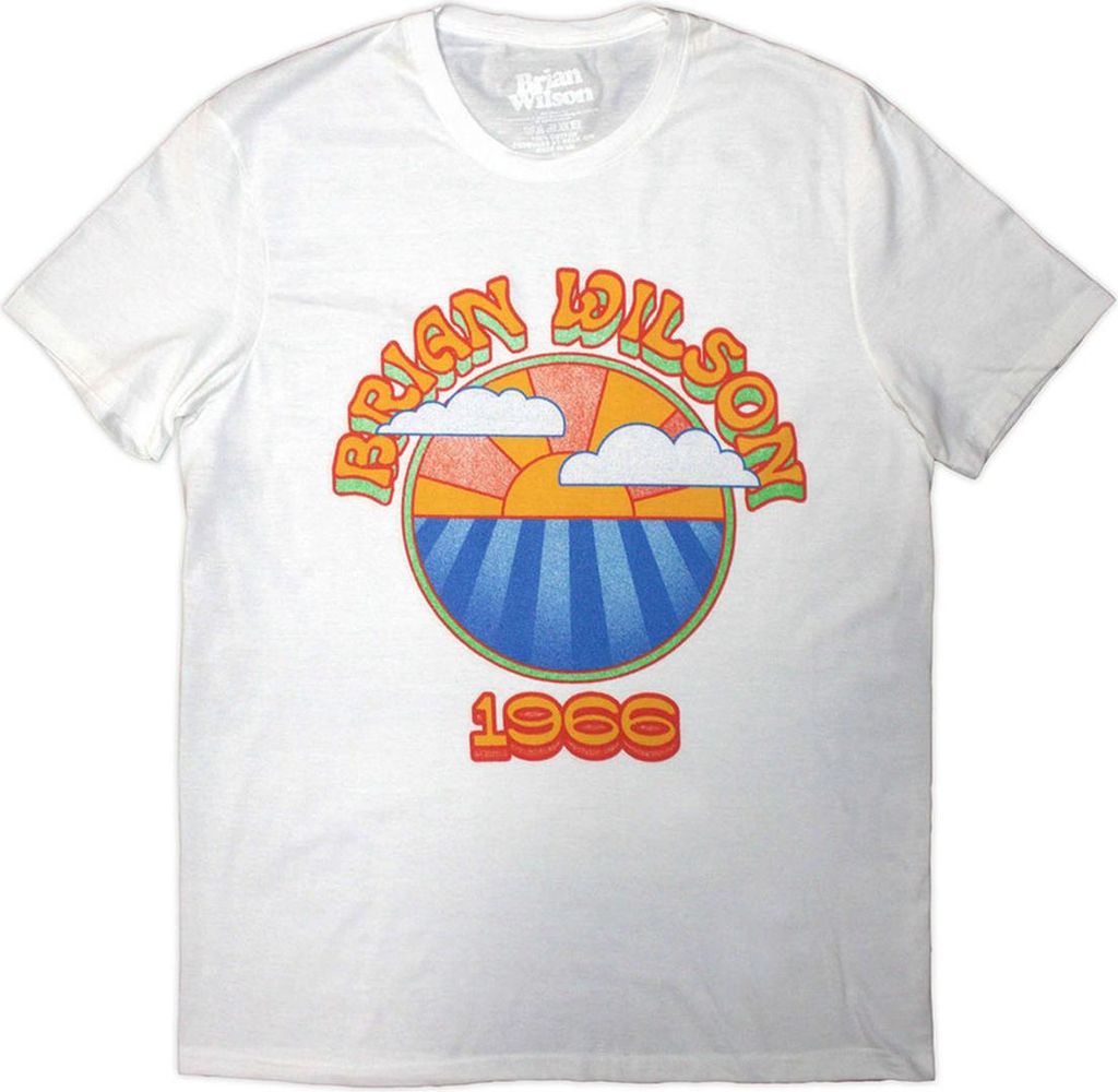 Brian Wilson - "1966" T-Shirt für Herren/Damen Uni RO14981 (S) (Weiß)