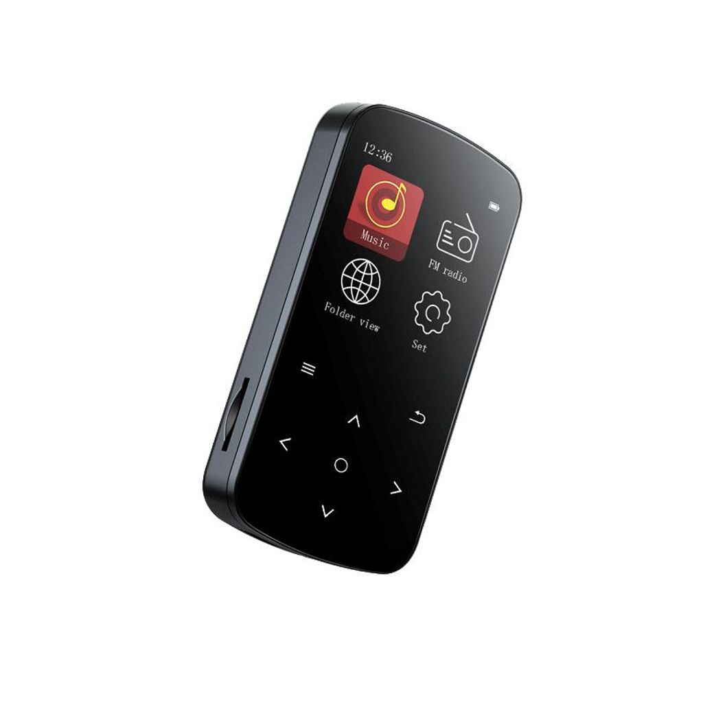Tekoo MP3 Player mit Clip, 64GB Bluetooth 5.2, Tragbarer Musikplayer für Sport Joggen, FM Radio, Schrittzähler, Diktiergerät, HiFi Sound