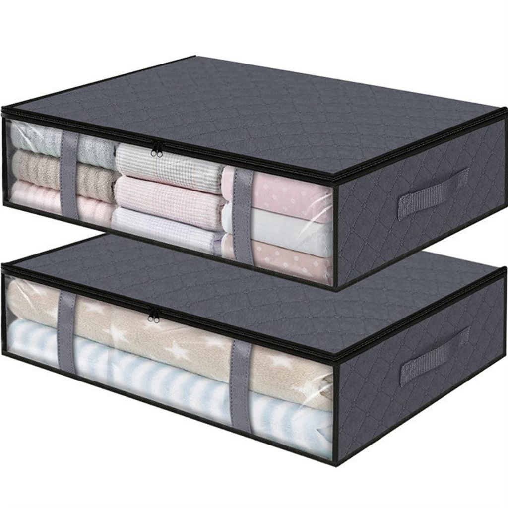 2 Stück Aufbewahrungstaschen, Unterbett Aufbewahrungsbox, Produktbild 1