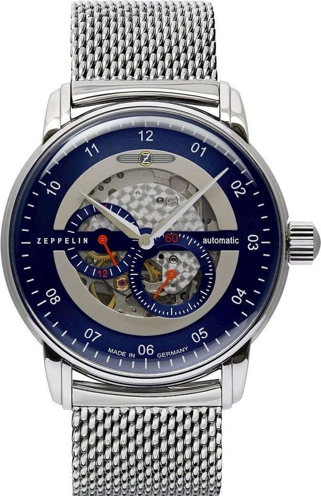 Zeppelin 8664M-3 New Captains Line Automatik Herrenuhr 43mm 5ATM