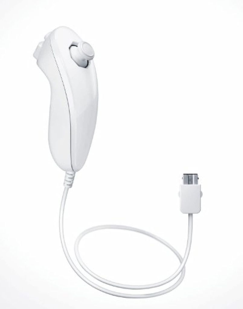 Nunchuk Nintendo Wii RVL-004 originale bianco Immagine del prodotto 