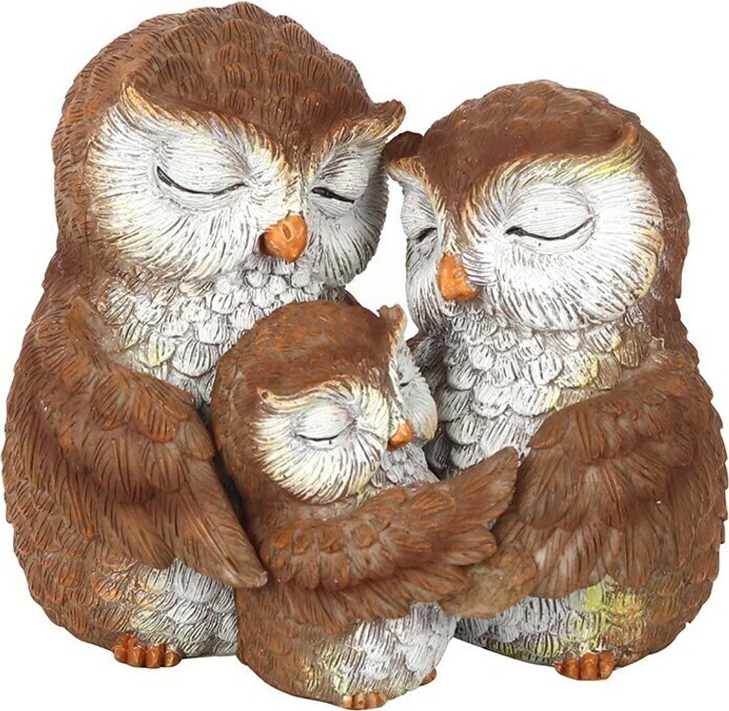 Something Different - Ornament "Owl-ways Be Together", Eule SD4007 (Einheitsgröße) (Braun/Weiß)
