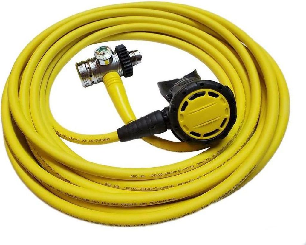 Metalsub Hookah Din Piston 20 M Tauchregler-set Gelb Gelb One Size