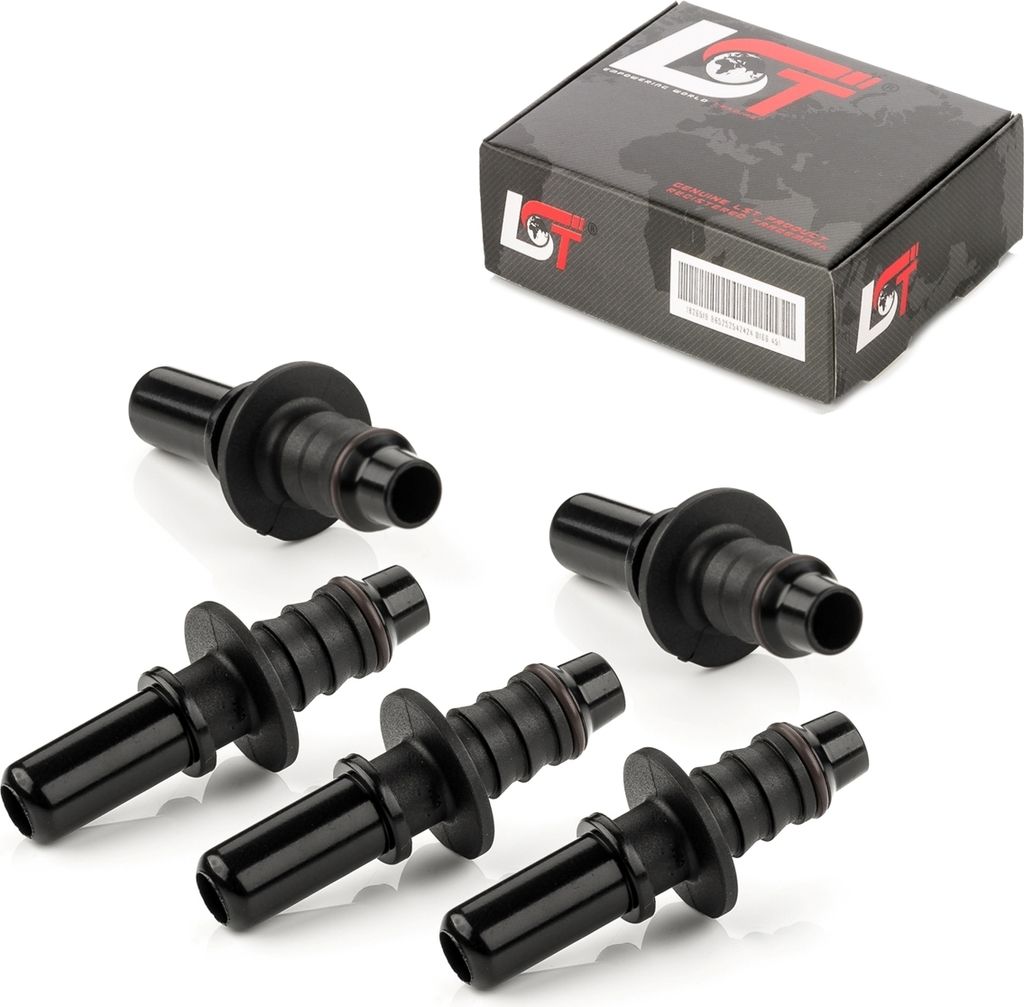 5x Gegenstück Schnellkupplung gerade Kraftstoffleitung 9,49x8 mm für TOYOTA FIAT