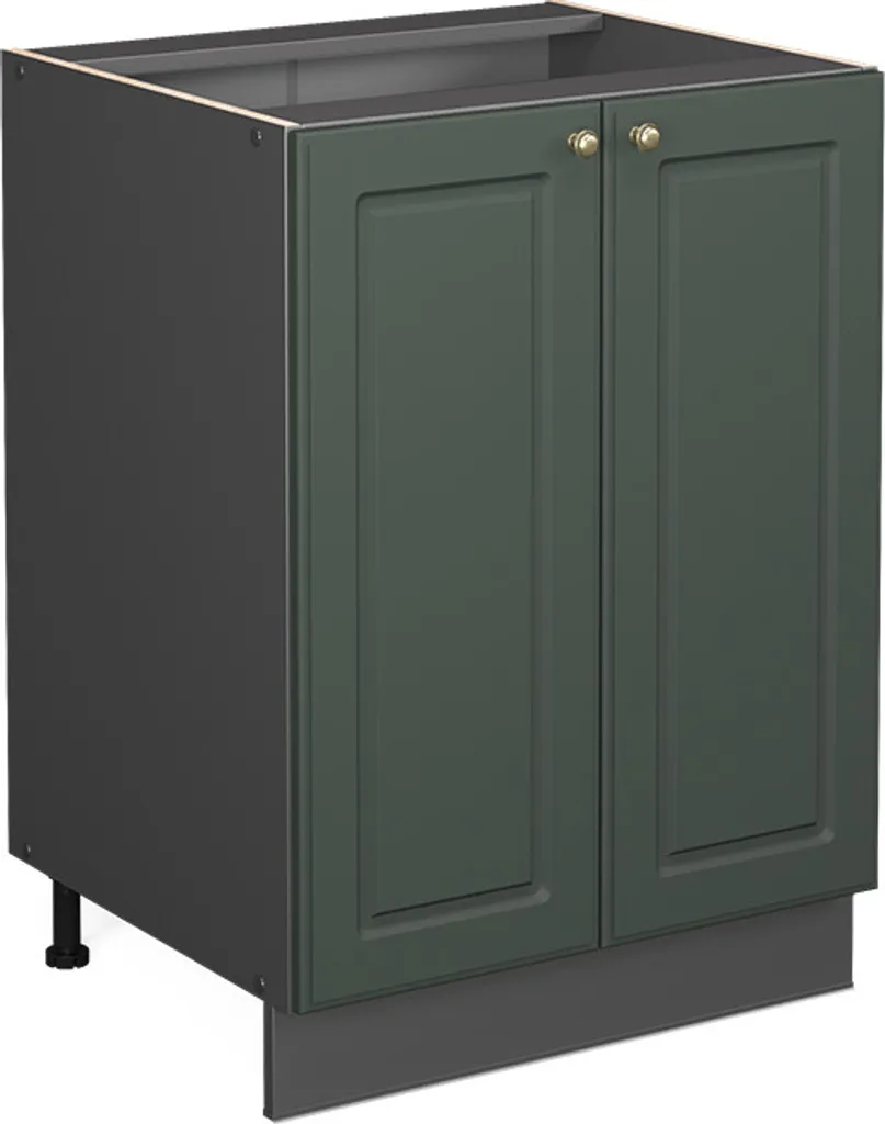 Mobile Base Cucina Vicco Fame-Line 60 cm Senza Top Verde Antracite