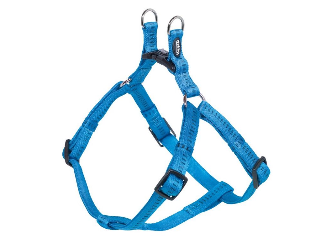 Nobby Geschirr "Soft Grip" hellblau Brust: 50-72 cm, B: 20 mm