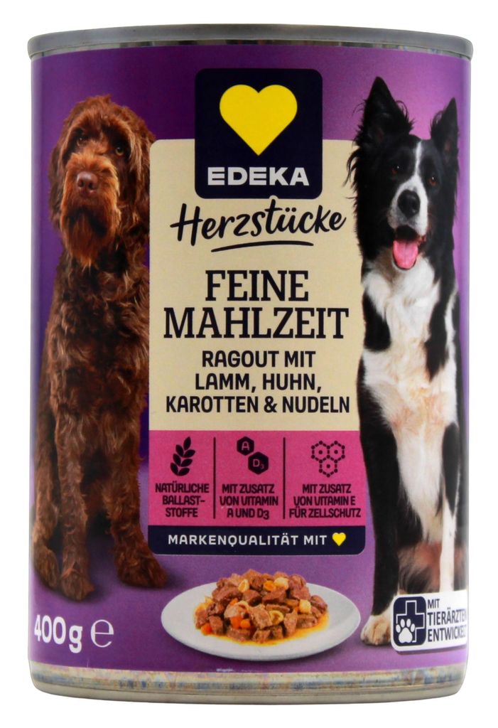 Herzstücke Feine Mahlzeit Ragout mit Lamm, Huhn, Karotten & Produktbild 