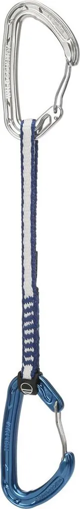 Dégaine d'Escalade Wild Country Helium 3.0 avec Sangle de 20cm Bleue