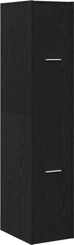 vidaXL Szafka apteczna czarny dąb 30 x 41 x 144,5 cm Zdjęcie produktu 