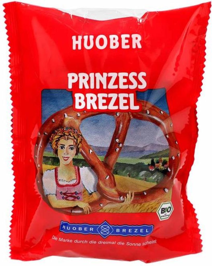 Huober  Prinzess Brezel knuspriges Laugengebäck mit Salz Produktbild 