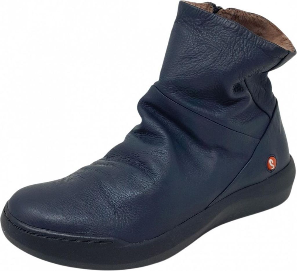 Softinos Stieflette mit Zipp in blau, Gr. 41 Produktbild 