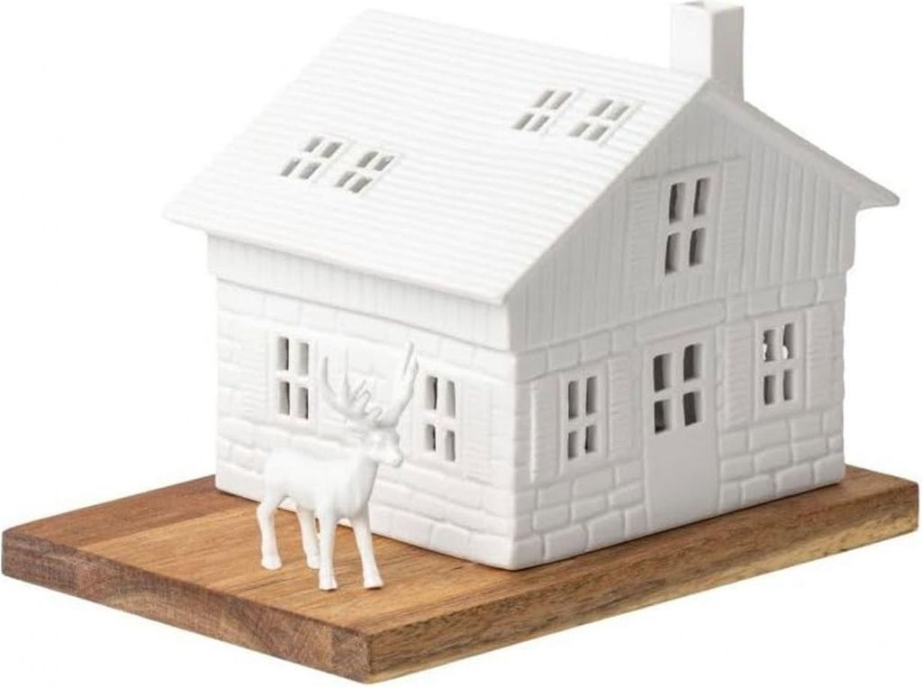 Räder Lichthaus Skihütte 18x12x13cm Produktbild 