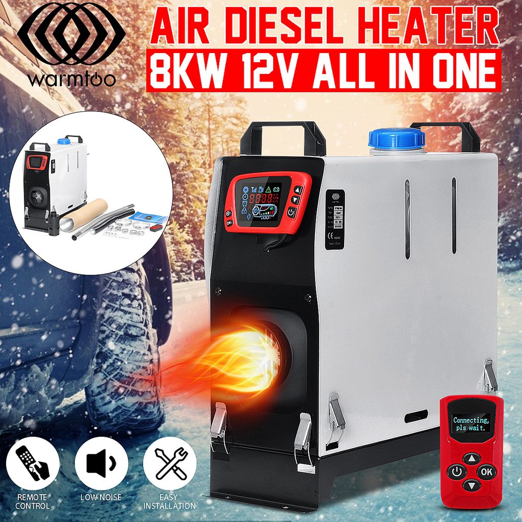 8KW 12V LCD Standheizungen Integration Heater Diesel Parking Heizung Luftheizung
