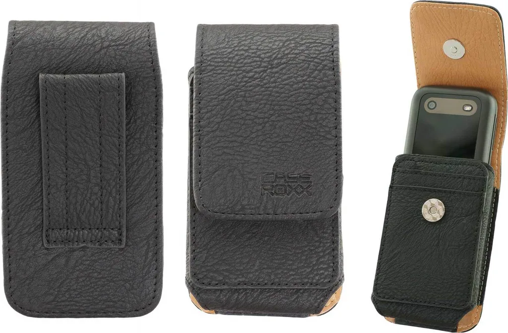 Custodia Outdoor Nokia 2660 Flip caseroxx - Robusta in Vera Pelle